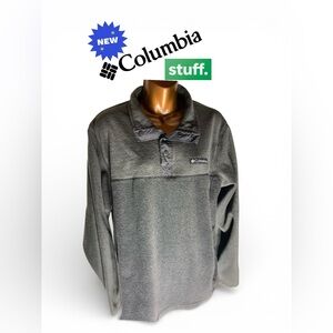 Columbia Charcoal pull over  Button-Up Fleece